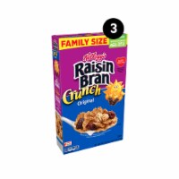 Raisin Bran Original Crunch Cereal Family Size 3 Count
