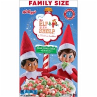 Kellogg's Elf on the Shelf Sugar Cookie with Marshmallows Cold Breakfast Cereal Family Size Perspective: Main