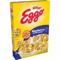 Eggo Blueberry Waffle Breakfast Cereal Perspective: Main