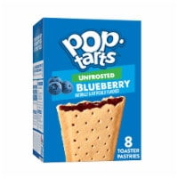Kellogg's Pop-Tarts Unfrosted Blueberry Toaster Pastries Perspective: Main