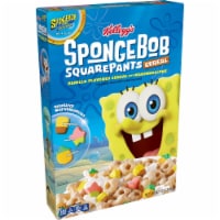 Kellogg's SpongeBob SquarePants Breakfast Cereal Vanilla Flavored with Marshmallows Perspective: Main