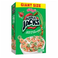 Kellogg's Apple Jacks Original Cold Breakfast Cereal Giant Size Perspective: Main