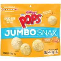 Kellogg's Corn Pops Jumbo Snax Caramel Crunch Breakfast Cereal Perspective: Main