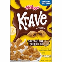 Kellogg's Krave Chocolate Chip Cookie Dough Breakfast Cereal Perspective: Main