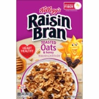 Kellogg's Raisin Bran Crunch Toasted Oats and Honey Cold Breakfast Cereal