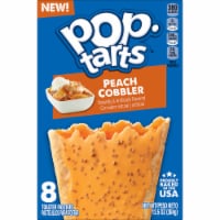 Pop-Tarts Frosted Peach Cobbler Toaster Pastries Perspective: Main