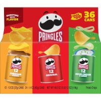 Pringles Grab & Go Potato Crisps, Variety, 36 Count