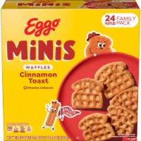 Eggo® Minis Cinnamon Toast Family Pack Frozen Waffle Bites Perspective: Main