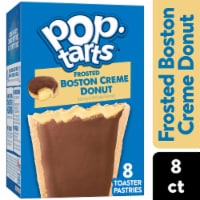 Kellogg's Pop-Tarts Frosted Boston Creme Donut Toaster Pastries Perspective: Main