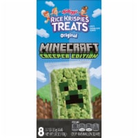 Kellogg's Rice Krispies Treats Minecraft Creeper Edition Original Marshmallow Snack Bars Perspective: Main