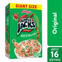  Kellogg's Froot Loops Breakfast Cereal, Fruit Flavored,  Breakfast Snacks with Vitamin C, Family Size, Original, 19.4oz Box (1 Box)