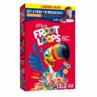 Kellogg's Froot Loops, Breakfast Cereal, Original, Good Source of Fiber,  8.7 oz Box, Cereal