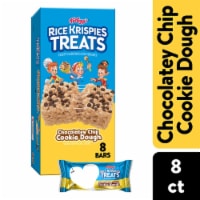 Kellogg's Rice Krispies Treats Chocolatey Chip Cookie Dough Marshmallow Treat Bars Perspective: Main