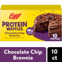 Kellogg's® Eggo® Protein Chocolate Chip Brownie Frozen Waffles Perspective: Main