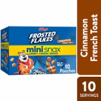 Kellogg's Frosted Flakes Cinnamon French Toast Mini Snax Crispy Cereal Snack
