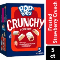 Kellogg's Pop-Tarts Frosted Strawberry Crunchy Poppers Perspective: Main