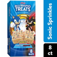 Kellogg's Rice Krispies Treats Sonic and Shadow Sprinkles Crispy Marshmallow Squares Perspective: Main