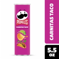 Pringles® Carnitas Taco Potato Crisps Chips Perspective: Main