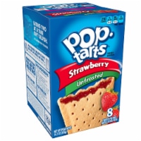Pop-Tarts Toaster Pastries Unfrosted Strawberry Perspective: Main