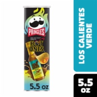 Pringles® Hot Ones Verde Potato Crisps Chips Perspective: Main