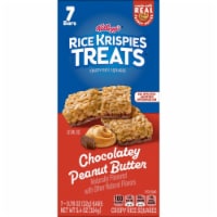 Kellogg's Rice Krispies Treats Chocolatey Peanut Butter Crispy Rice Squares Perspective: Main