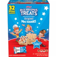 Kellogg's Rice Krispies Treats Original with Star-Spangled Sprinkles Mini Crispy Marshmallow Squares Perspective: Main