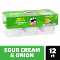 Pringles® Sour Cream and Onion Snack Stacks Potato Crisps Chips