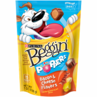 Beggin' Party Poppers Bacon & Cheese Flavors Dog Treats Perspective: Main