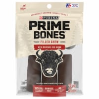Purina® Prime Bones™ Medium Bison Flavor Filled Chew Dog Treats Perspective: Main