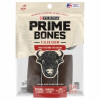Purina Prime Bones Medium Bison Flavor Filled Chew Dog Treats