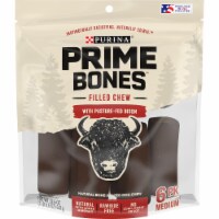Prime Bones™ Filled Chews with Pasture-Fed Bison Medium Dog Treats