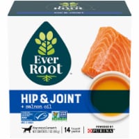 EverRoot Hip & Joint + Salmon Oil Dog Supplement Oil Perspective: Main
