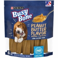 Purina Busy Bone Chew Small/Medium Breed Dog Treats Peanut Butter Flavor