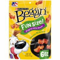 Purina Beggin' Strips Fun Size Original Dog Treats with Bacon Flavor Perspective: Main
