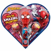 Flix Candy Marvel Pop Up Lollipop Valentine's Candy Blister Card Perspective: Main