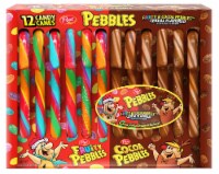 Post® Fruity & Cocoa Pepples™ Cereal Flavored Candy Canes Perspective: Main