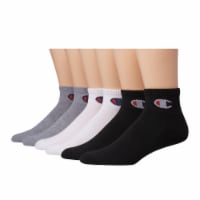 Hanes Size 6-12 Men's Cushion Ankle Socks - Black, 6 pk - Kroger