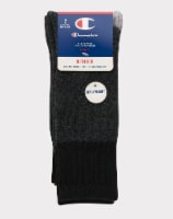 Champion Men's Outdoor Heavyweight Wool Crew Sock - Black