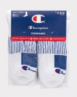Champion Men s High Performance Extended Size Ankle Socks White 6 pk Fry s Food Stores