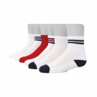 Hanes® Basics Toddler Boy Crew Sock Assorted - 6 Pack Perspective: Main