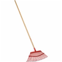 Corona® Wood Handle Fixed Tine Leaf Rake Perspective: Main