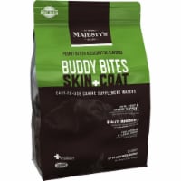 Majestys MBBSC56 Buddy Bites Skin & Coat, Original Formula Peanut Butter - 56 count