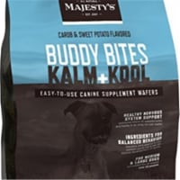 Majestys MBBKK56 Buddy Bites Kalm & Kool, Grain-Free Formula Carob & Sweet Potato - 56 count