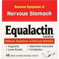 Equalactin Laxative Chewable Tablets Citrus Flavored - 48 ct