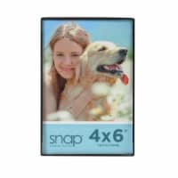 Snap® 4x6 Front Load Photo Frame - Black Perspective: Main