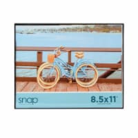 Snap® 8.5x11 Front Load Photo Frame - Black Perspective: Main