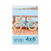 Snap® 4x6 Clear Bent Acrylic L Photo Frame Perspective: Main
