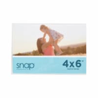 Snap® 4x6 Clear Bent Acrylic L Photo Frame Perspective: Main
