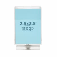 Snap® Clear Swivel 4-Photo Frame Pencil Cup Perspective: Main