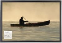 Pinnacle Snap™ Wooden Picture Frame - Black Perspective: Main